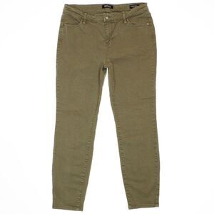 Buffalo Avalon Mid Rise Ankle Skinny Size 10 Womens Taupe Measures 30 x 25.5